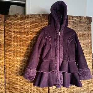 Kids PURPLE Suede Jacket